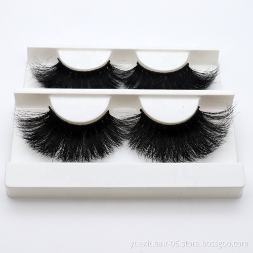 Celie Mink Eyelashes Vendor 3D Mink Eyelashes 25mm Private Label Mink False Eyelashes